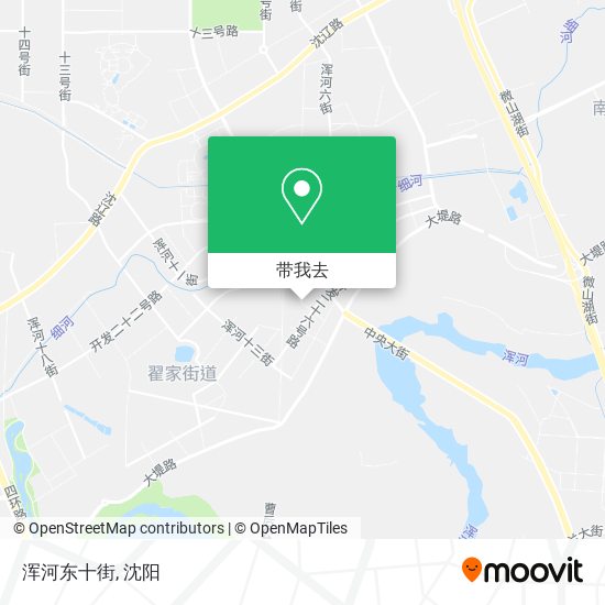 浑河东十街地图