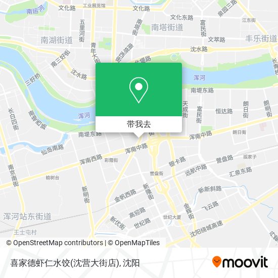 喜家德虾仁水饺(沈营大街店)地图