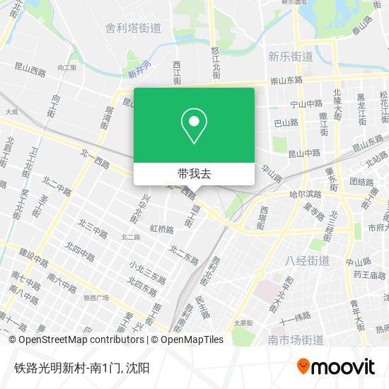 铁路光明新村-南1门地图