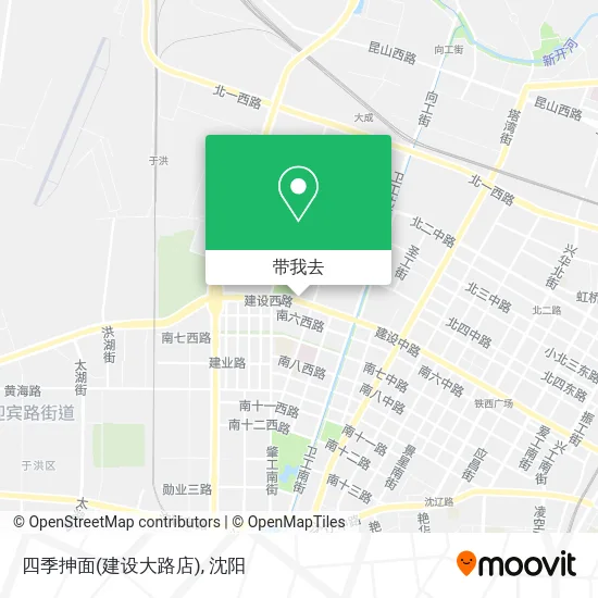 四季抻面(建设大路店)地图
