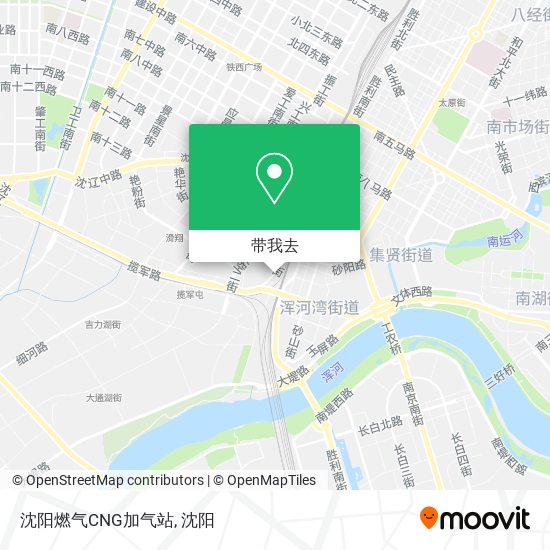 沈阳燃气CNG加气站地图