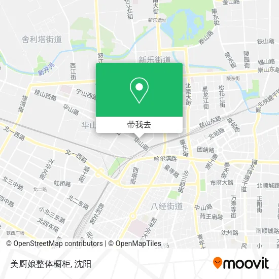 美厨娘整体橱柜地图