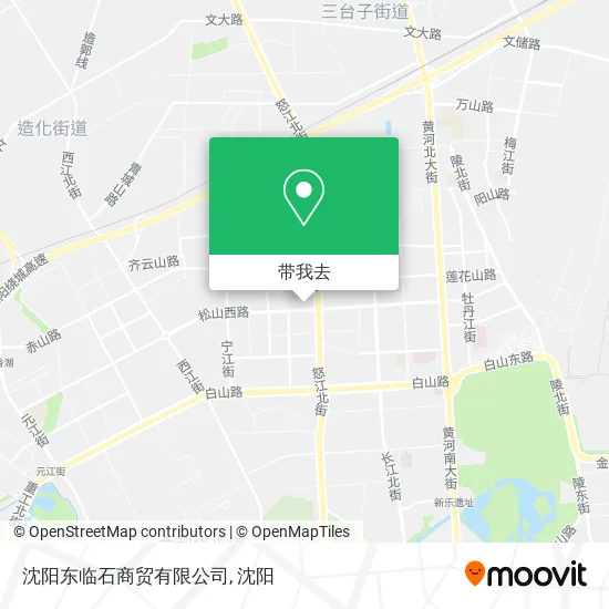 沈阳东临石商贸有限公司地图