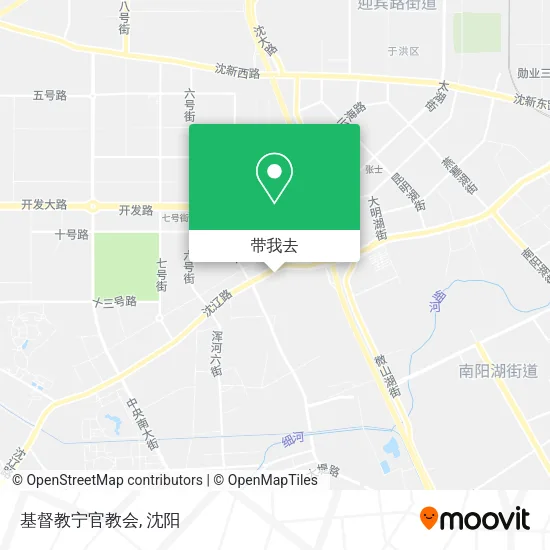 基督教宁官教会地图