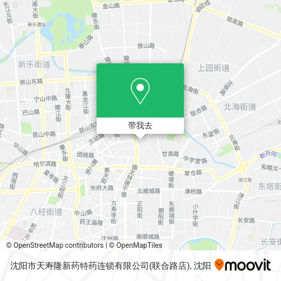 沈阳市天寿隆新药特药连锁有限公司(联合路店)地图
