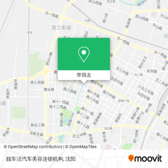 靓车洁汽车美容连锁机构地图
