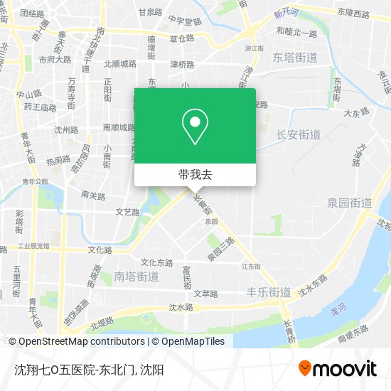 沈翔七O五医院-东北门地图