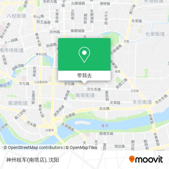 神州租车(南塔店)地图