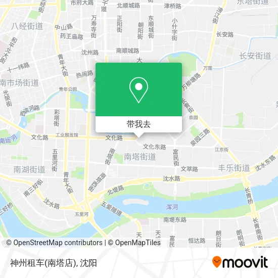 神州租车(南塔店)地图
