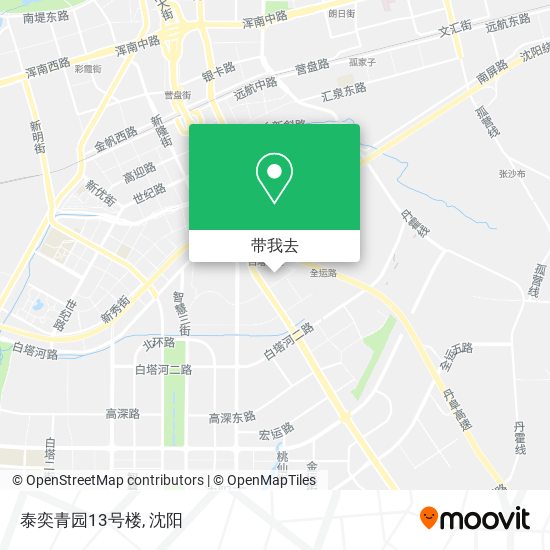 泰奕青园13号楼地图