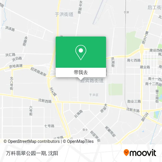 万科翡翠公园一期地图