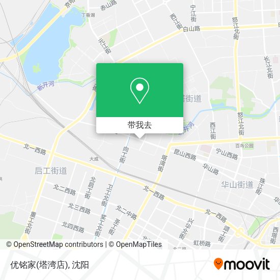 优铭家(塔湾店)地图