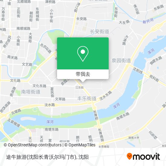 途牛旅游(沈阳长青沃尔玛门市)地图