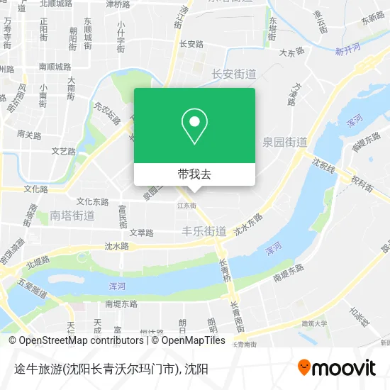 途牛旅游(沈阳长青沃尔玛门市)地图