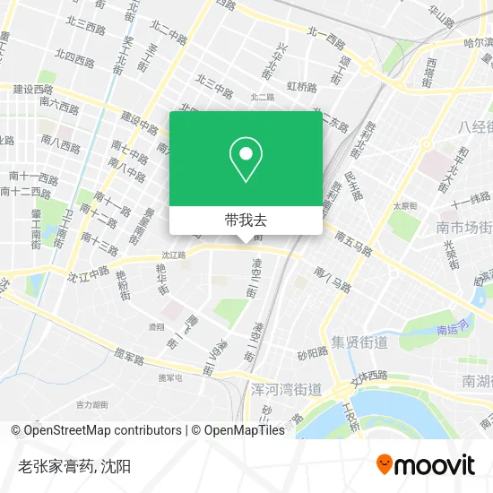 老张家膏药地图