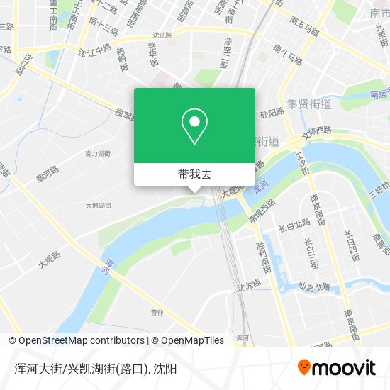 浑河大街/兴凯湖街(路口)地图