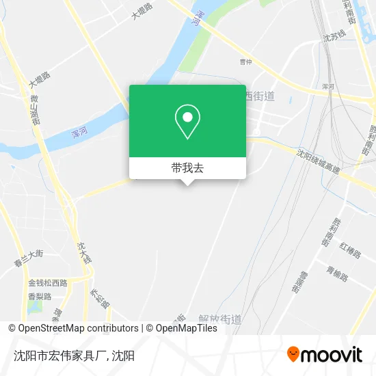 沈阳市宏伟家具厂地图