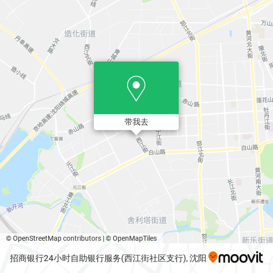招商银行24小时自助银行服务(西江街社区支行)地图