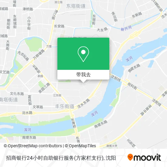 招商银行24小时自助银行服务(方家栏支行)地图