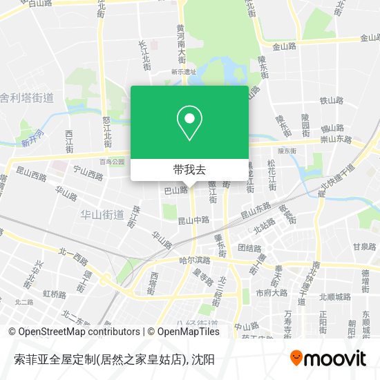 索菲亚全屋定制(居然之家皇姑店)地图