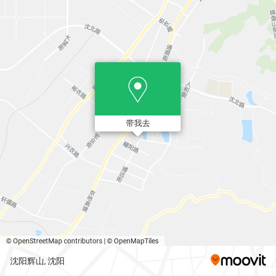 沈阳辉山地图