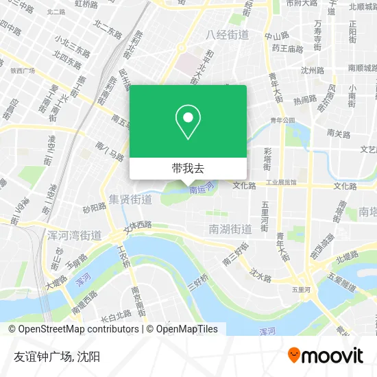 友谊钟广场地图