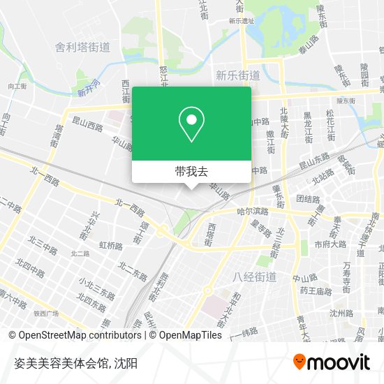 姿美美容美体会馆地图