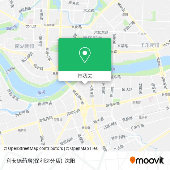 利安德药房(保利达分店)地图