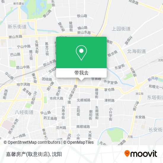 嘉馨房产(取意街店)地图