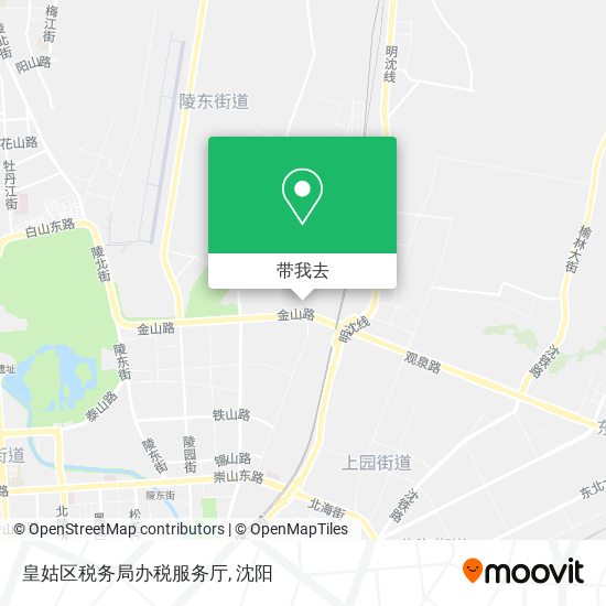 皇姑区税务局办税服务厅地图