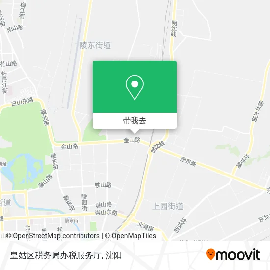 皇姑区税务局办税服务厅地图