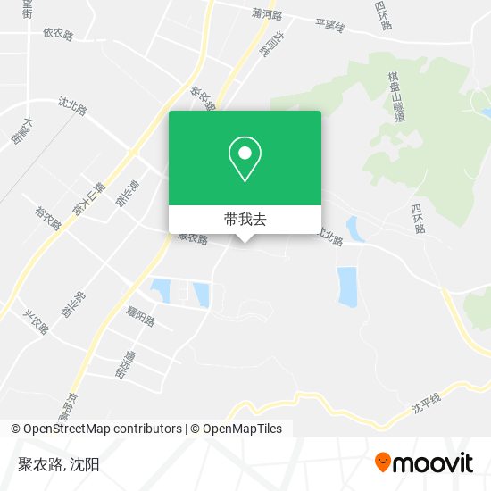 聚农路地图