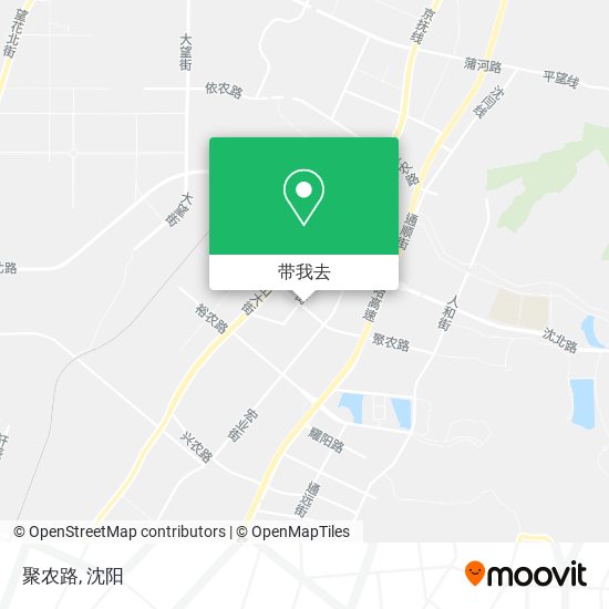 聚农路地图