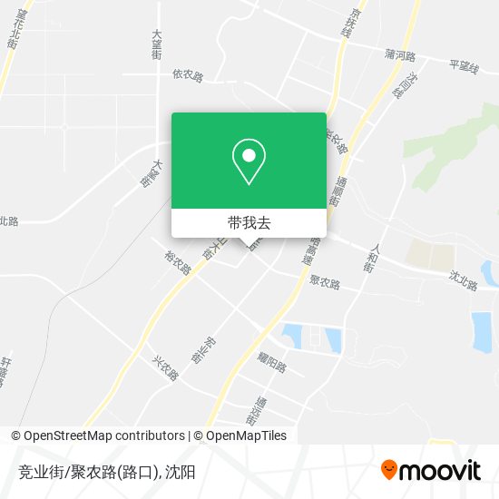 竞业街/聚农路(路口)地图