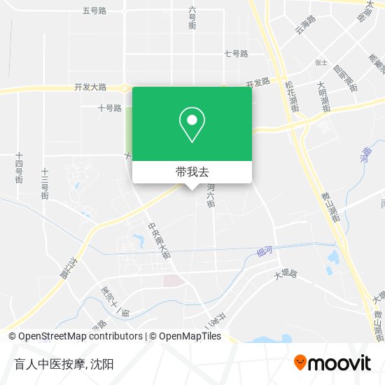 盲人中医按摩地图