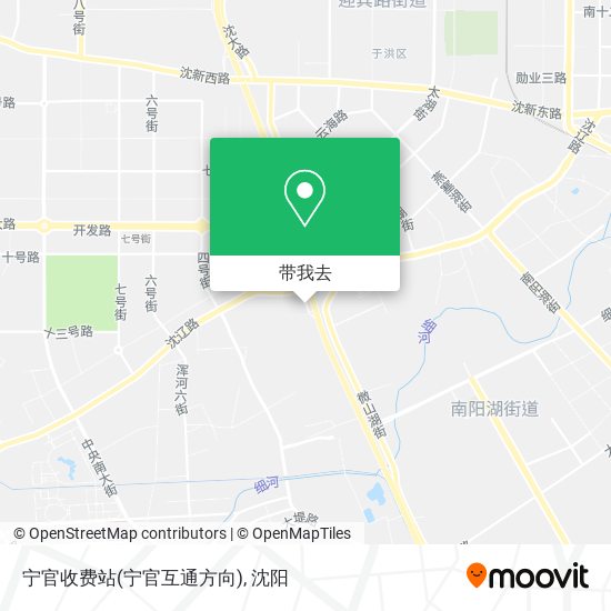宁官收费站(宁官互通方向)地图