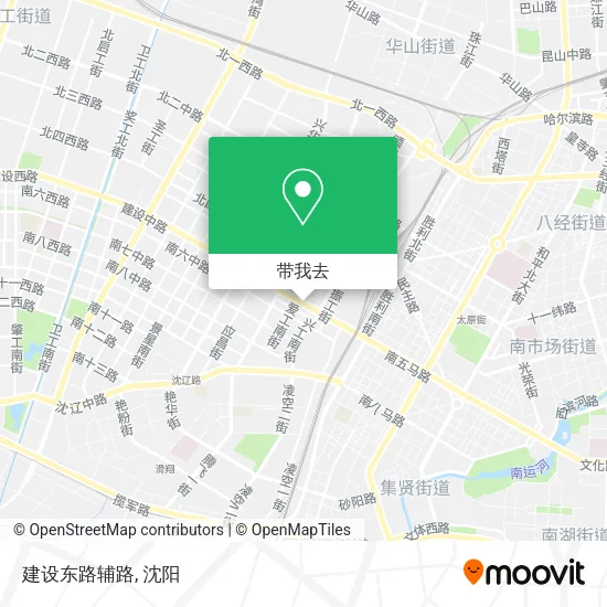 建设东路辅路地图