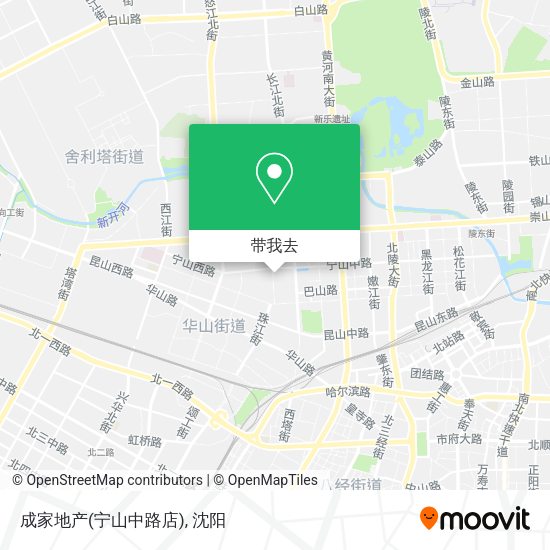 成家地产(宁山中路店)地图