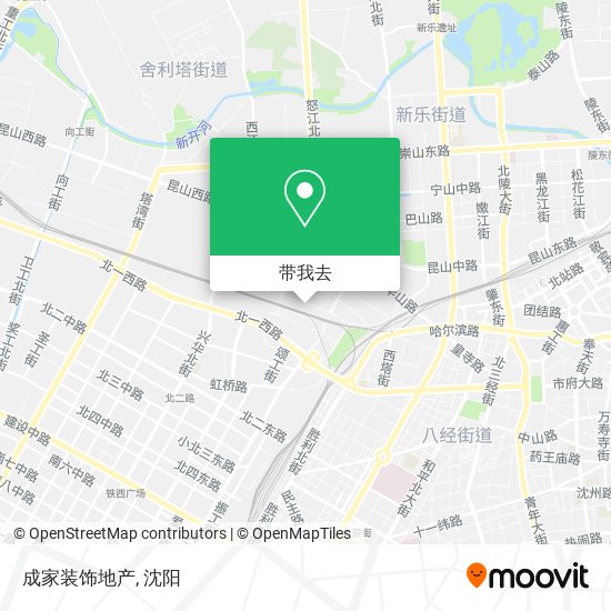 成家装饰地产地图