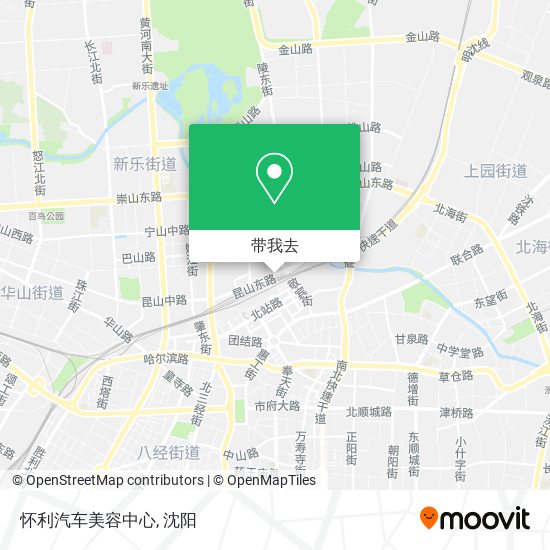怀利汽车美容中心地图