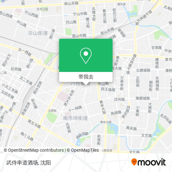 武侍串道酒场地图