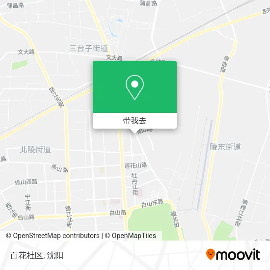 百花社区地图