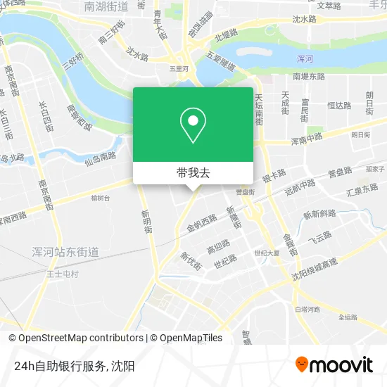 24h自助银行服务地图