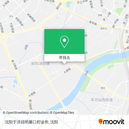 沈阳于洪禚明馨口腔诊所地图