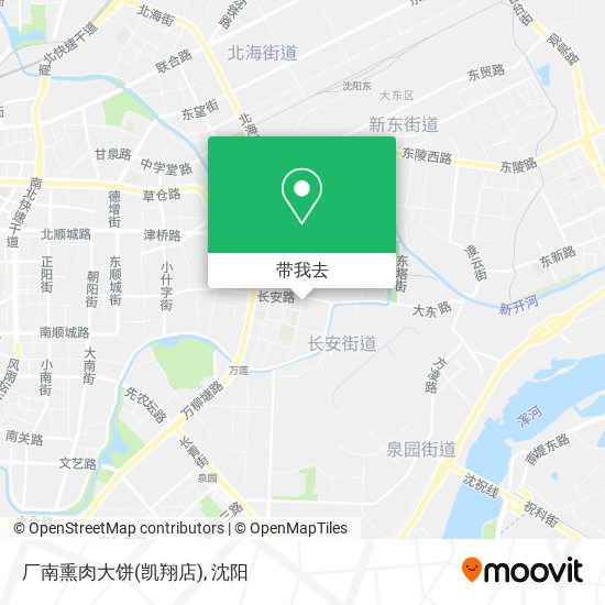 厂南熏肉大饼(凯翔店)地图
