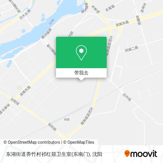 东湖街道养竹村祁红燚卫生室(东南门)地图