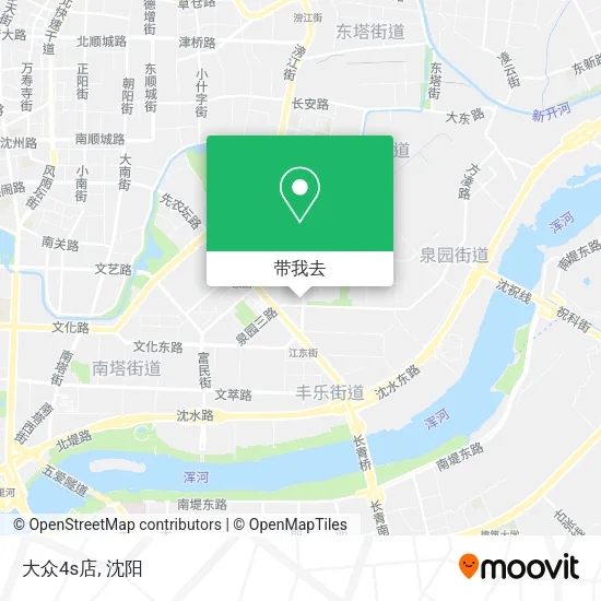 大众4s店地图