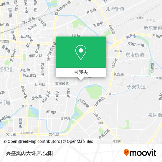 兴盛熏肉大饼店地图