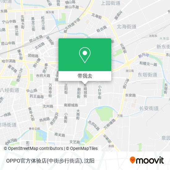 OPPO官方体验店(中街步行街店)地图