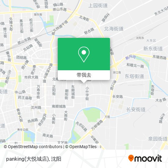panking(大悦城店)地图